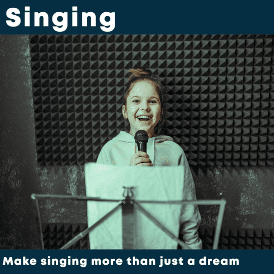Girl singing