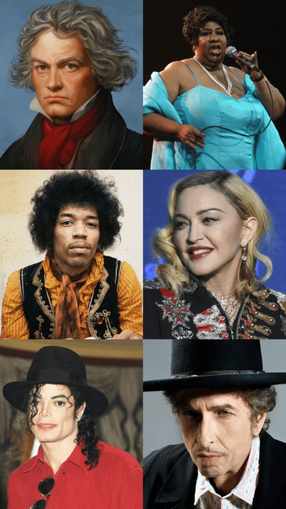 Inspiring musical legends: The journey of iconic musicians and their impact on the world.