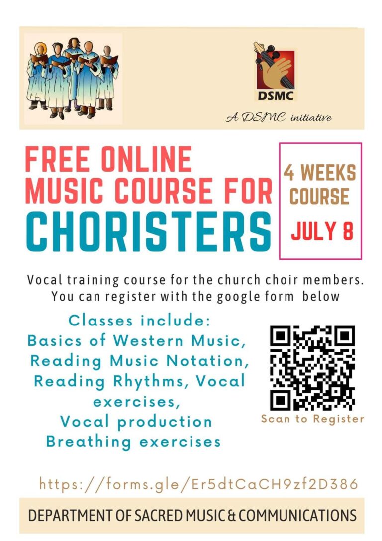 Free Online music course for choristers