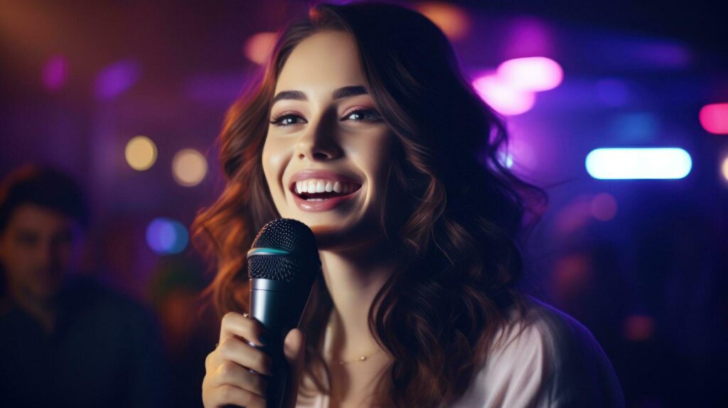 Girl singing - Sing better in a week