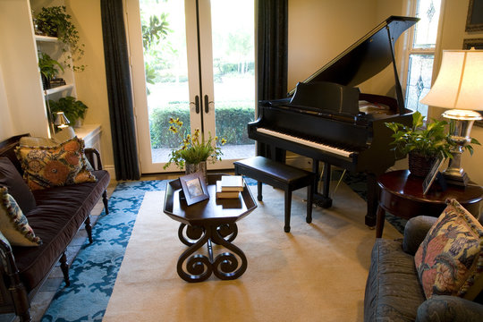 Affordable Piano Practice Space Ideas - piano placement