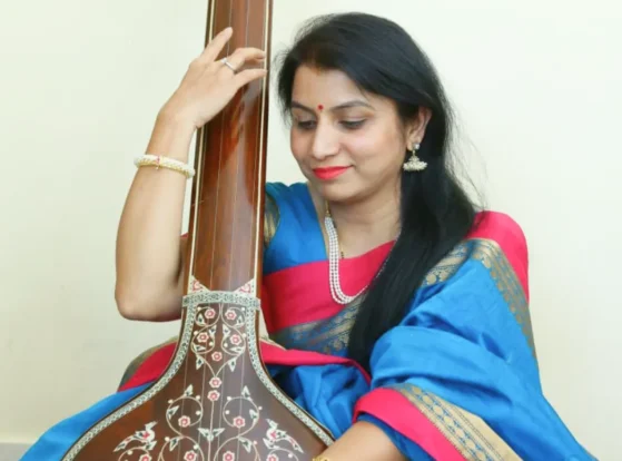 Riyaaz, girl playing sitar