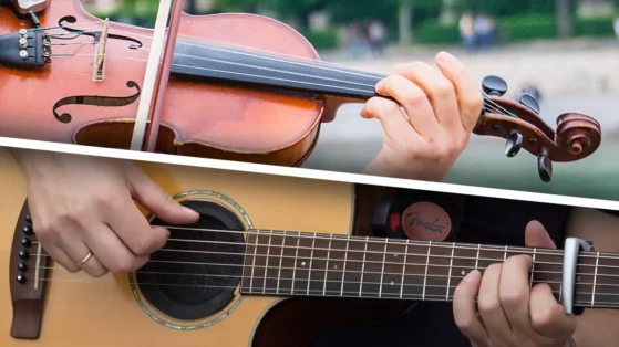 Mastering the violin |  Violin and the Guitar’s  finger placement, 