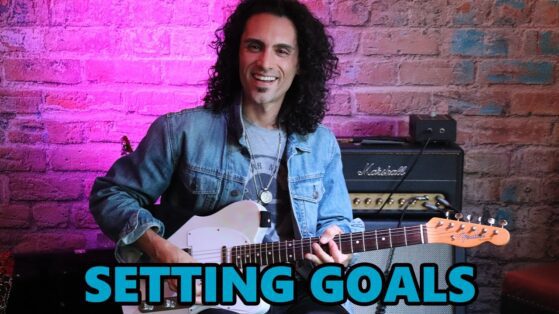 Learning Electric Guitar by setting goal