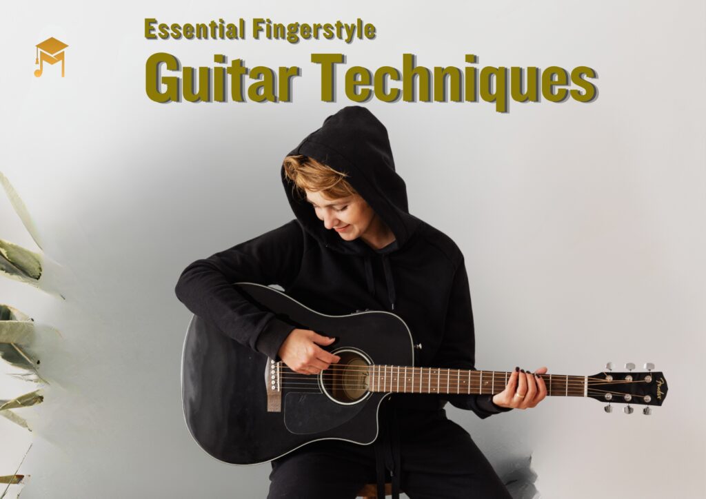 Essential Fingerstyle Techniques | girl playing guitar