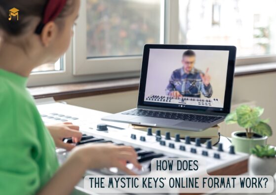 The Mystic Keys' Online Format | Girl playing keyboard