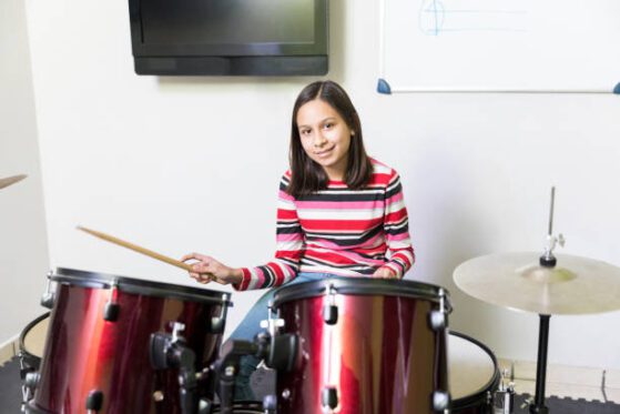 Drums Practice Structure | girl playing drums