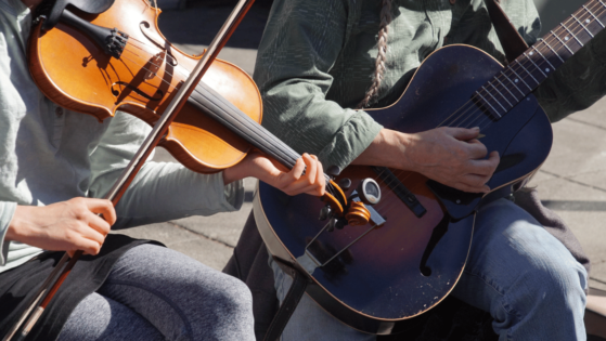 violin tougher than guitar