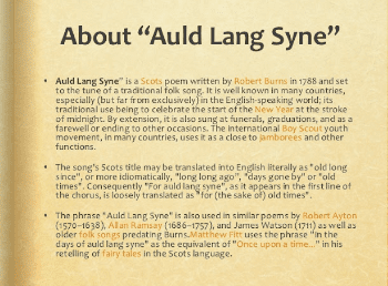 The History of Auld Lang Syne: The Anthem of New Year’s Eve