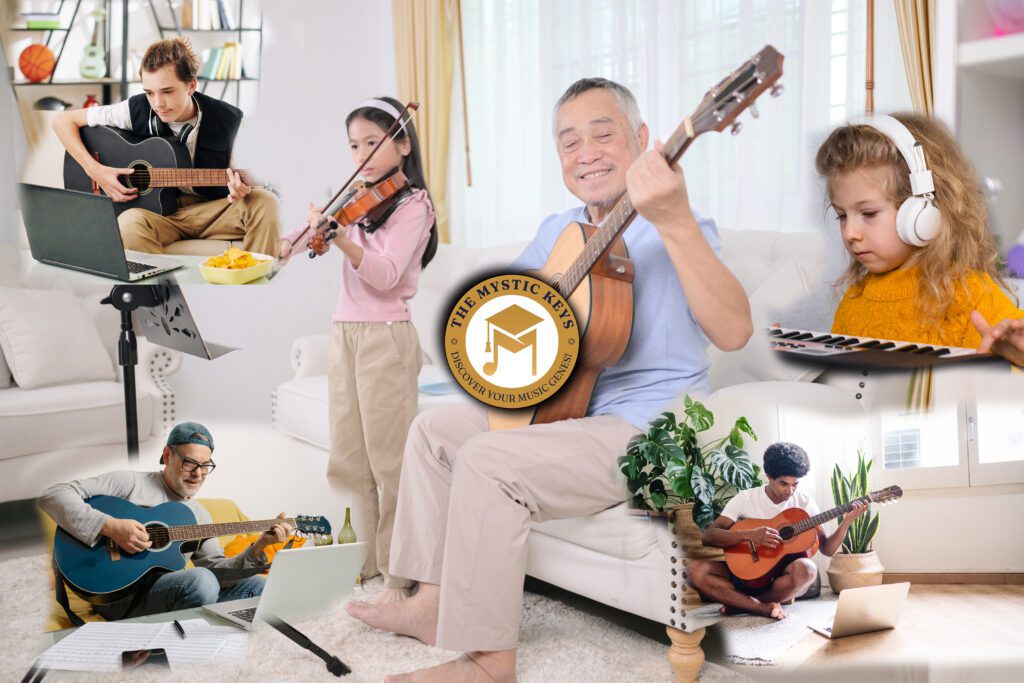 Virtual music classes for all ages