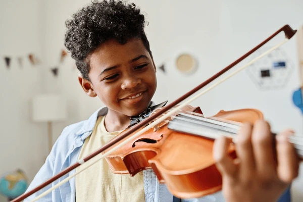 playing Violin