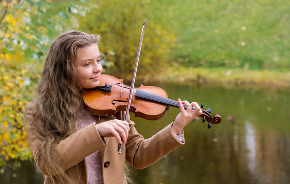 Playing Violin