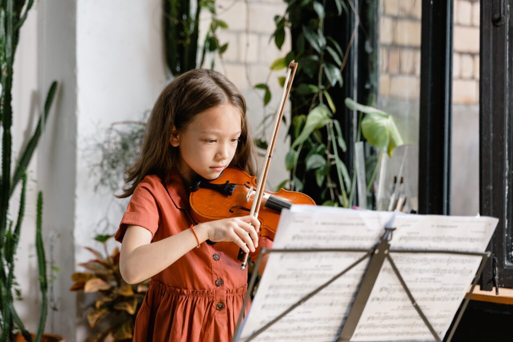 learning violin