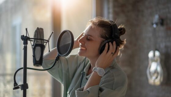 Girl singing