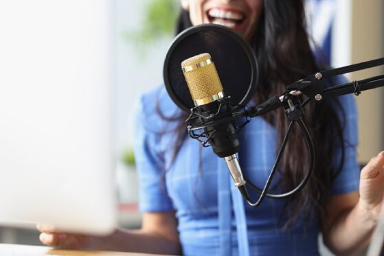 Girl singing