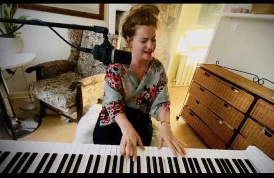 playing piano