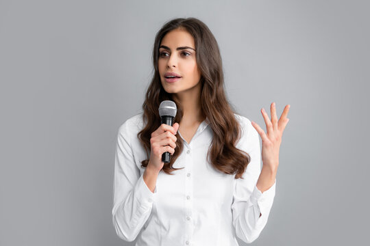 Girl speaking