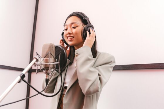 Girl singing