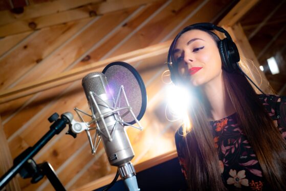 Girl singing