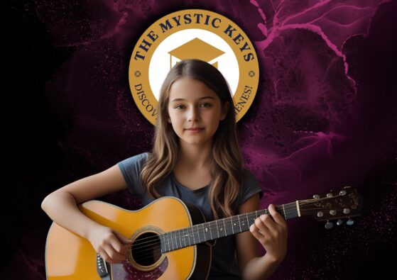 playing guitar