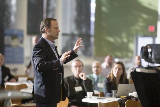 Giving speech