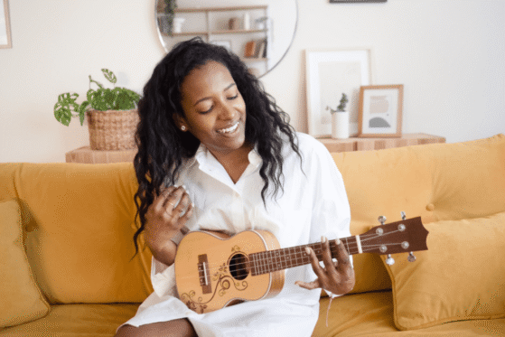 Singing and Playing Ukulele Together