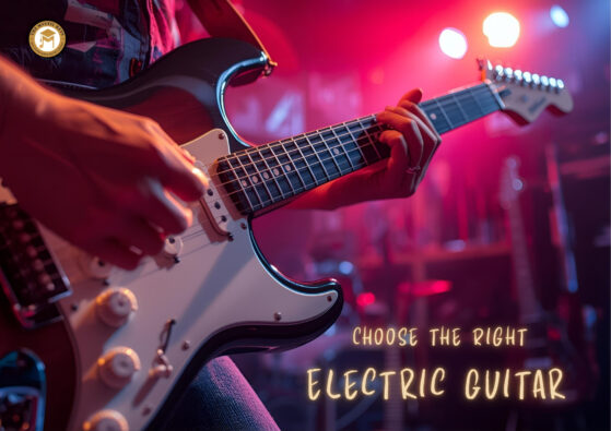 right electric guitar