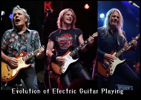 Evolution of Electric Guitar Playing