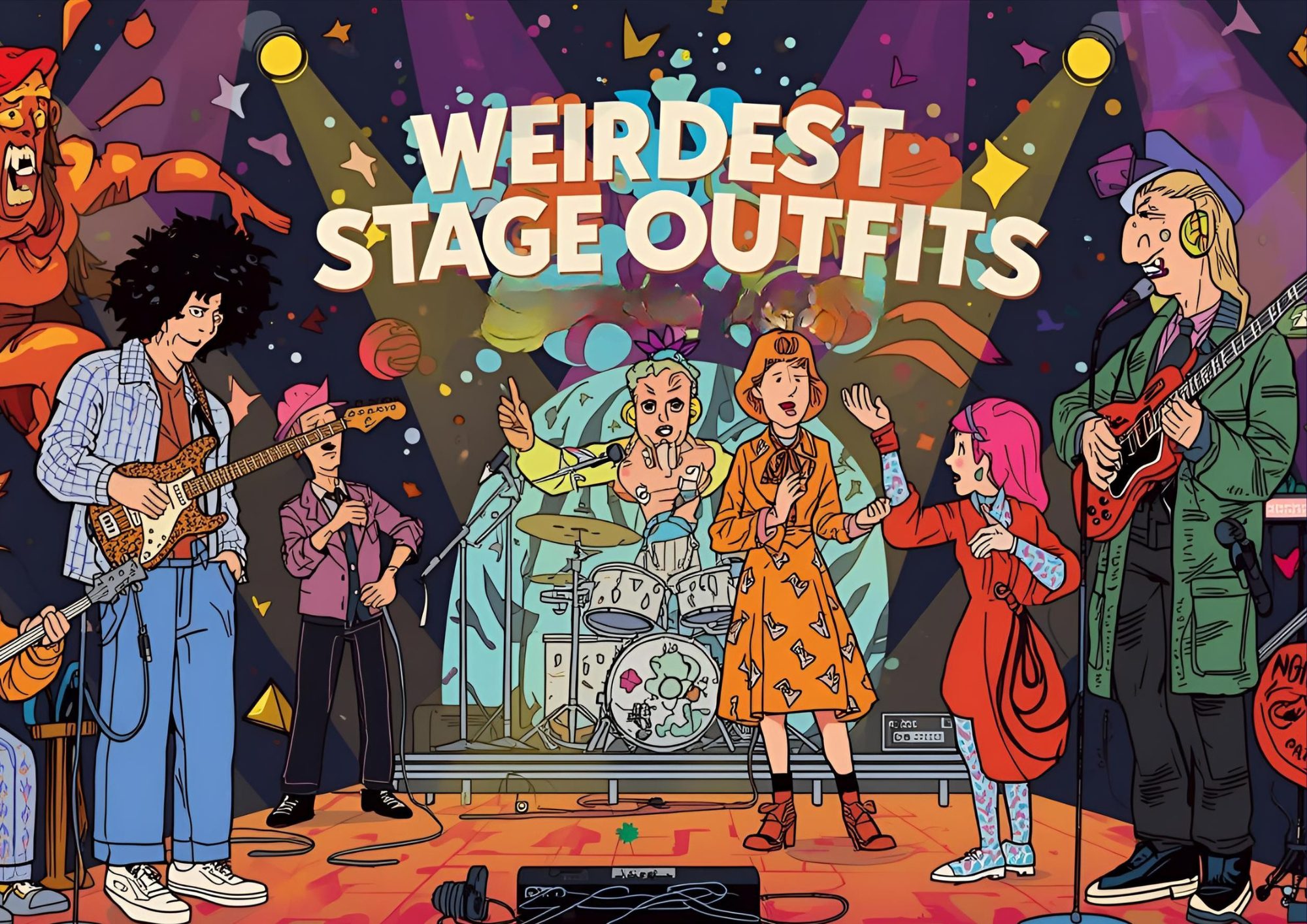 Weirdest Stage Outfits | When Musicians Took Fashion Too Far