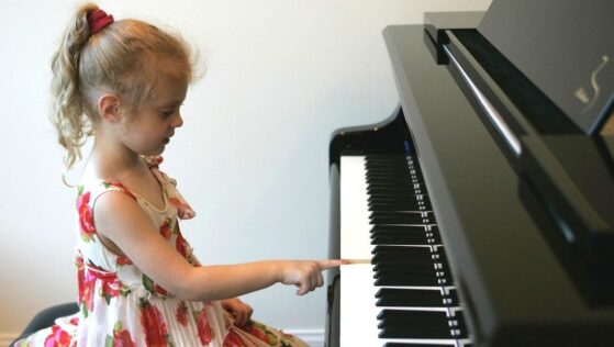 playing piano