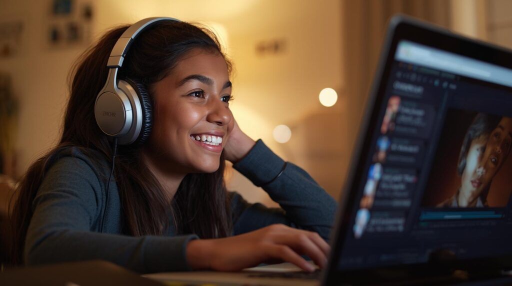 Musician recording and reflecting on progress during fun music practice