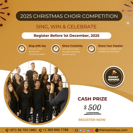 heavenly harmonies season 2 - christmas choir competition 2025 by the mystic keys