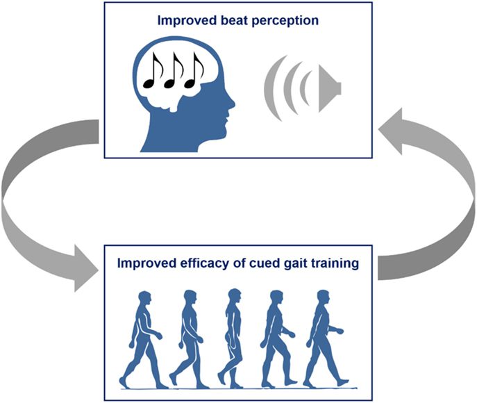Brain scan illustration showing how music affects neural pathways – music in healthcare and therapy research.