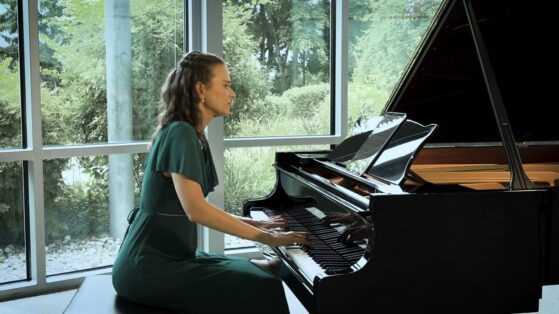 playing piano