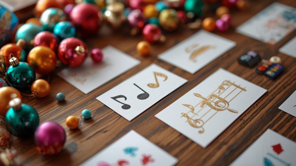 Christmas music practice games for kids.
