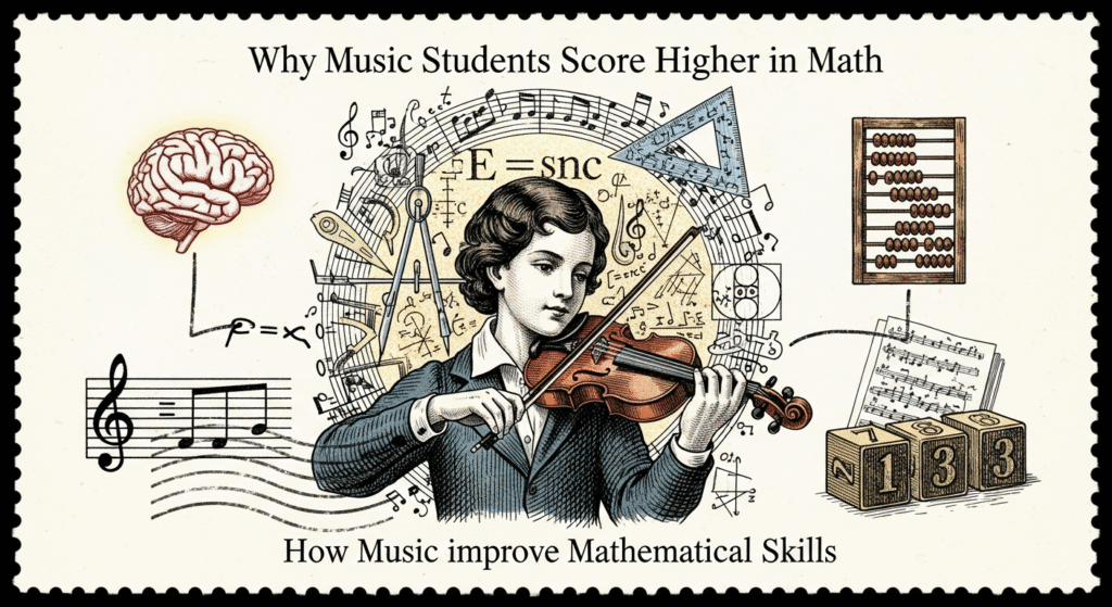 Why Music Students Score Higher in Math and How Music Improve Mathematical Skills