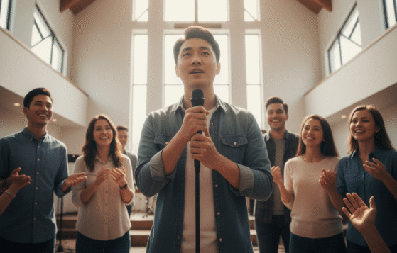 Worship singing