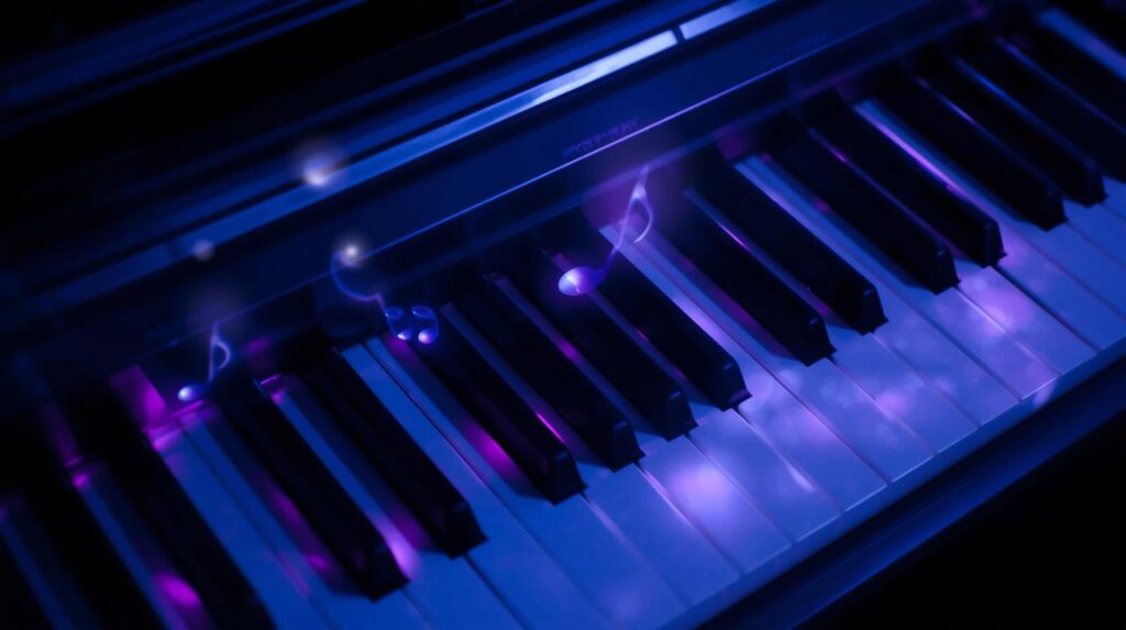 Keyboard polyphony explained with multiple notes and chords playing at the same time