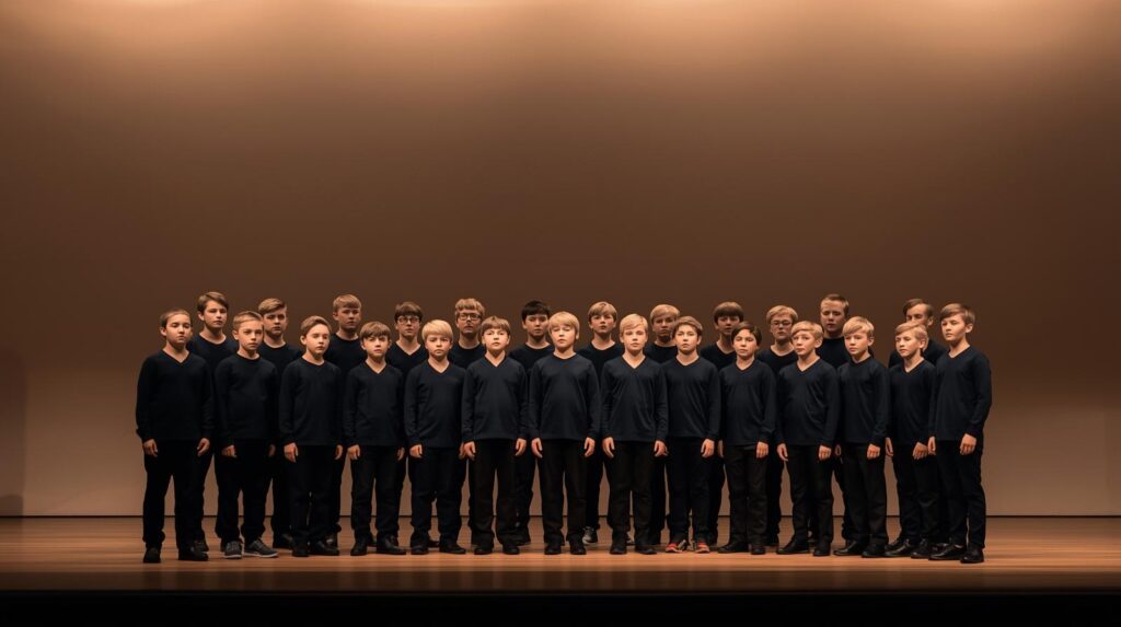 Stockholm Boy’s Choir performing with pure, balanced Scandinavian choral sound.Famous popular choirs around the world