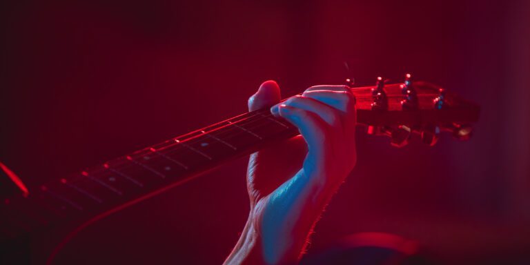 electric guitar in worship music