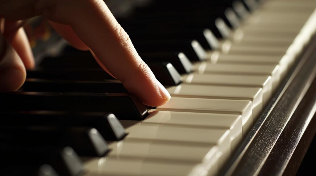 touch sensitive keys on the best keyboard for beginners