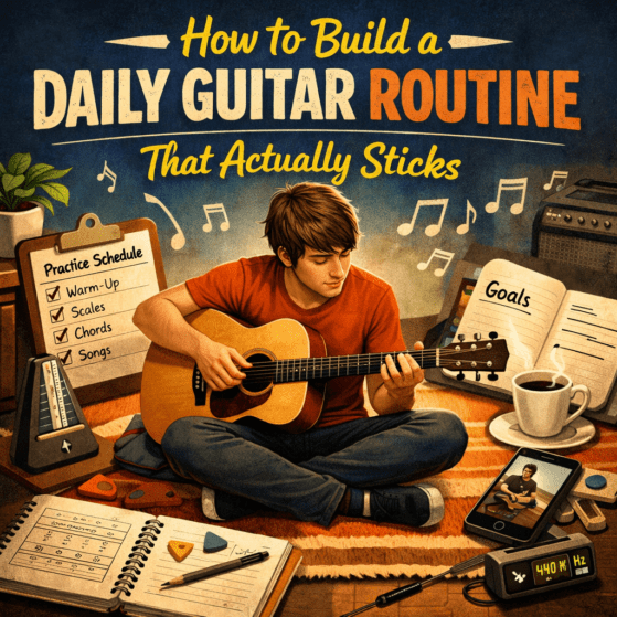 How to Build a Daily Guitar Routine That Actually Sticks