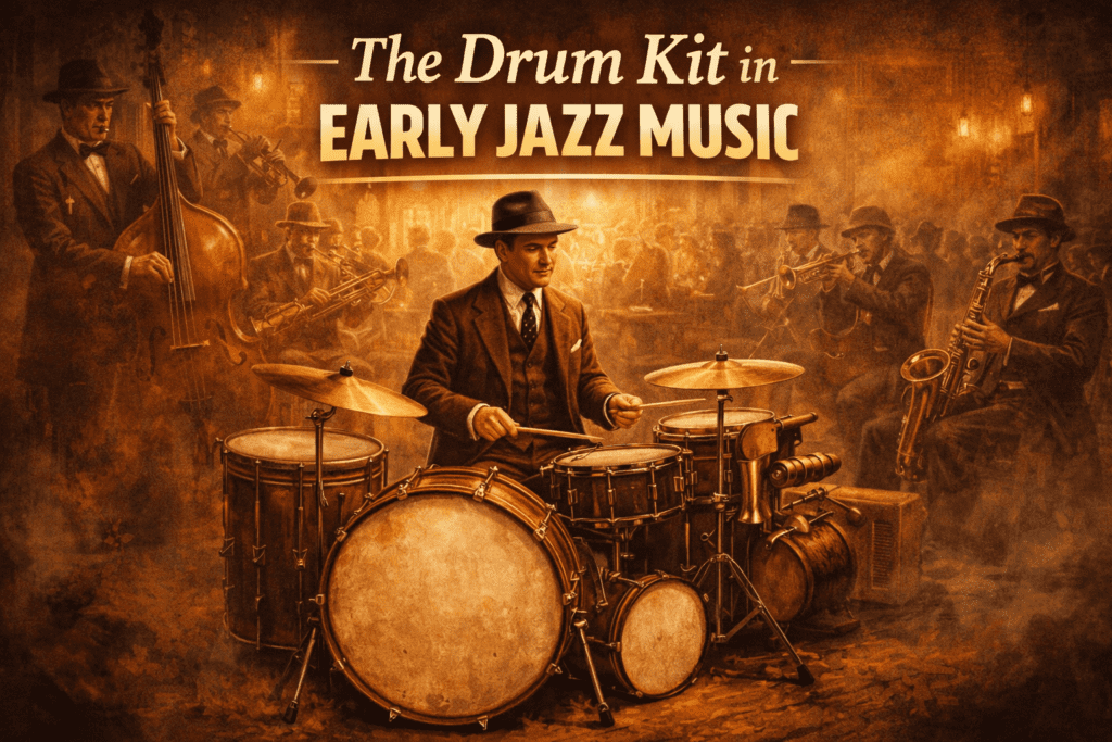 Evolution of the modern drum kit