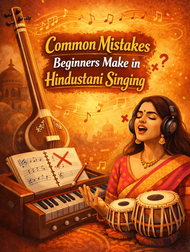 Common Mistakes Beginners Make in Hindustani Singing