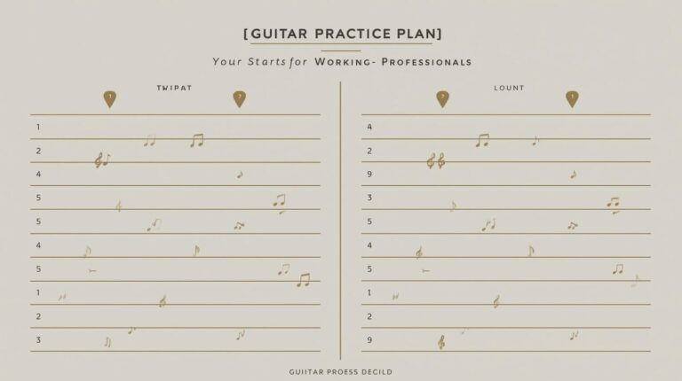 easy guitar practice plan
