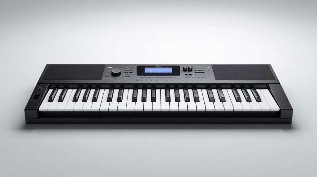 Electronic keyboard instrument used for modern music and beginners