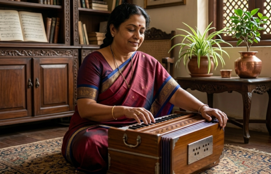 Role of the harmonium