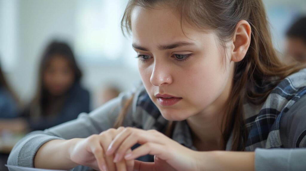 beginner piano student practicing slowly to improve accuracy and control