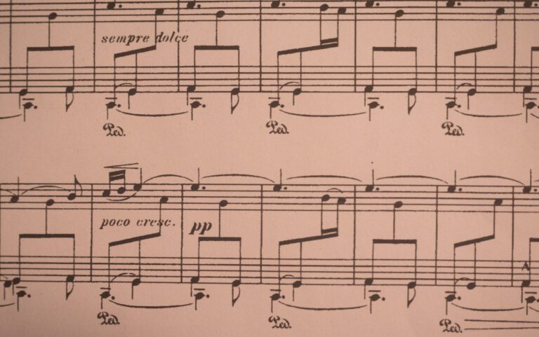 Musical form in piano pieces