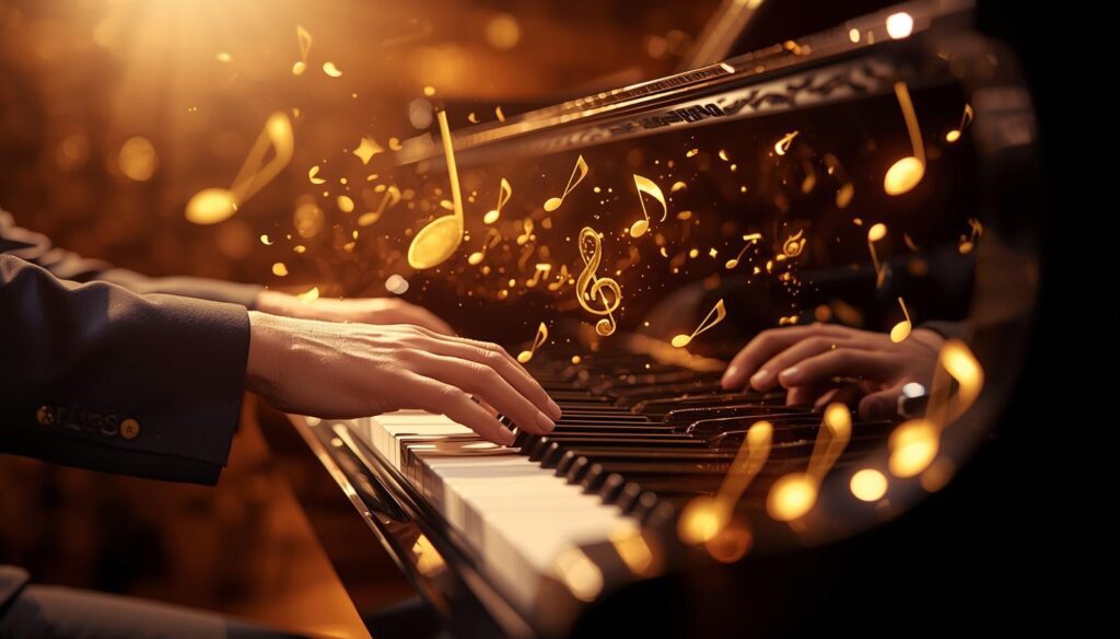 harmony creates emotion in piano music